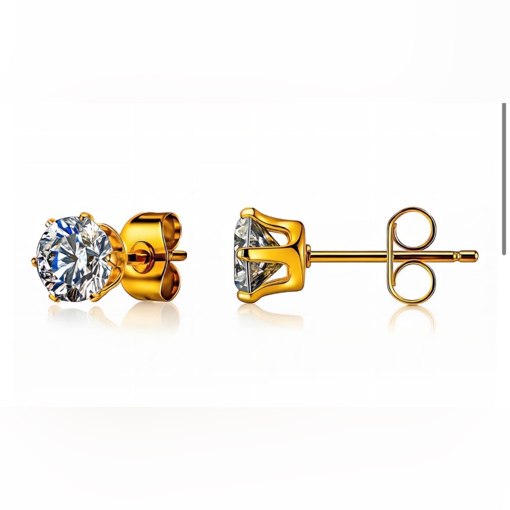 18k Gold plated Stud Earrings